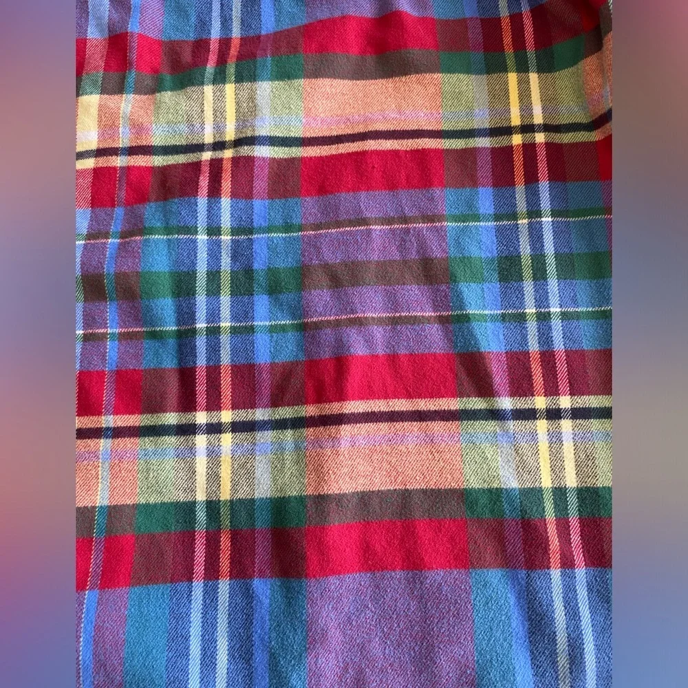 J.Crew x Portuguese Flannel Multicolor Plaid Button-Down Shirt XL